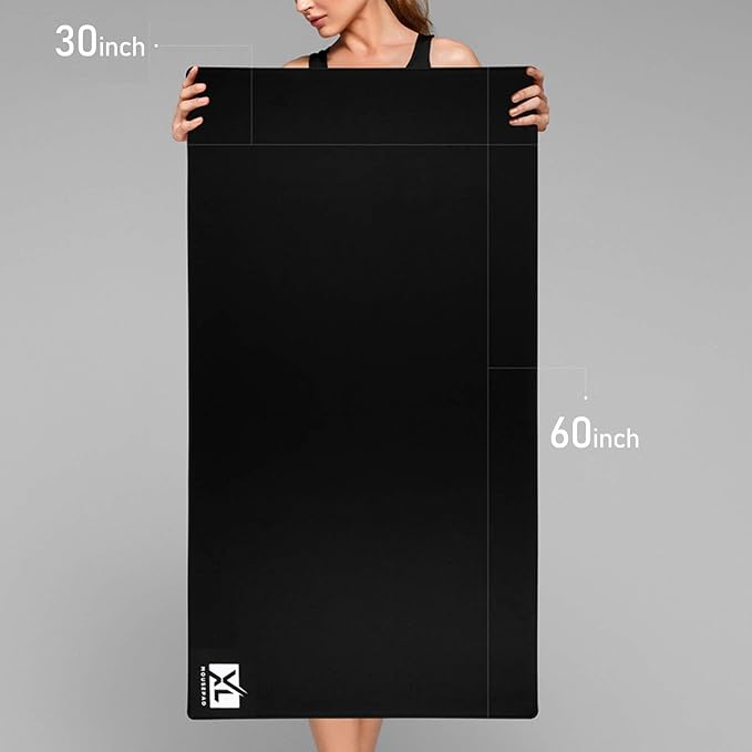 XL Mouse Pad - Big Desk Mouse Pad Extra Large for Gaming(60'' x 30'') - Super Thick Giant Mousepad for Full Desk with Rubber Base (Black, 4XL)