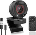2K Webcam for pc with AI,Web Camera/8X Digital Zoom Computer Camera with USB 3.0/HDR/Dual Noise-Cancelling Mics，Zoom/Teams/Skype/Facetime/Meeting