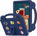 AKABEILA Compatible with ONN 10.1(GEN3) 2022(1000071485)/Amazon Fire HD 10(2021/2023)/Fire HD 10 Plus(2021/2023) Tablet Case, Kids Case with Shoulder Strap & Stand Handle for Girl Kid Gift Navy Blue