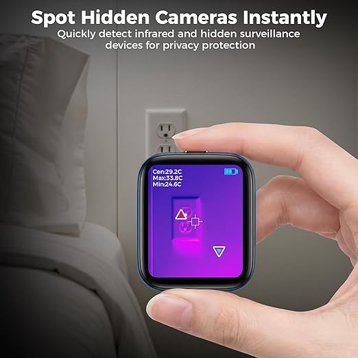 Thermal Camera for Finding Heat Leaks & Drafts – Portable Infrared Imager for Home Inspection, Entry-Level Thermal Imager for Hidden Camera Detection & Water Leak Detection