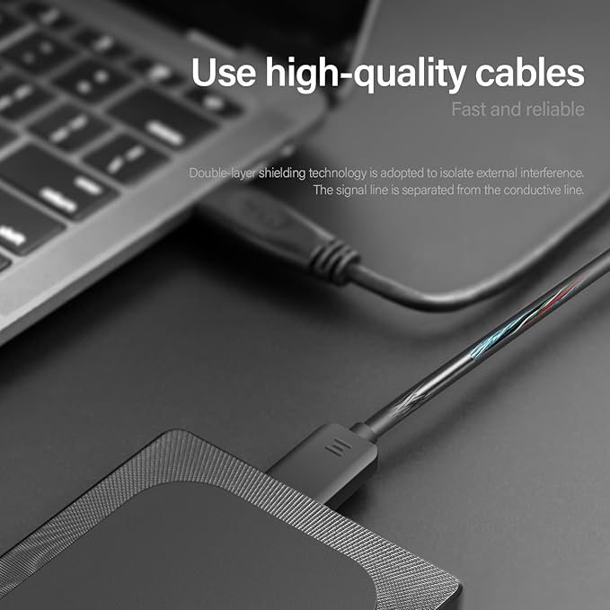 Aiolo Innovation 500GB External Hard Drive Ultra Slim Portable HDD-USB 3.0 for PC, Mac, Laptop, PS4, Xbox one,Xbox 360 HD-A4