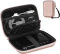 ProCase Hard Drive Case for Canvio Basics Western Digital WD Elements My Passport Seagate Portable Backup Plus Slim 1TB 2TB 3TB 4TB USB 3.0, 2.5”, Samsung T9 Portable External Hard Drive Case-Rosegold