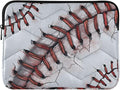 Baseball Laptop Case Sleeve, Vintage Baseball Pattern Shockproof Protective Computer Carrying Cover, Briefcase Handbags 13-13.3inch Laptop Sleeve Bag