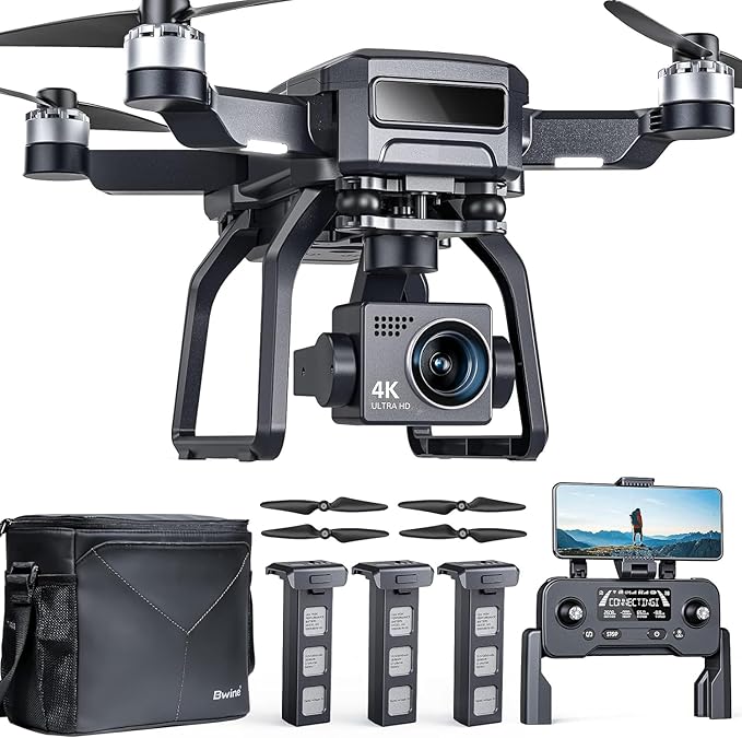 Bwine F7GB2 Pro Drones with Camera for Adults 4K with 75 Mins + F7MINI 8K Photo Drones with Camera for Adults 4K Video Quadcopter under 249g with 96Mins