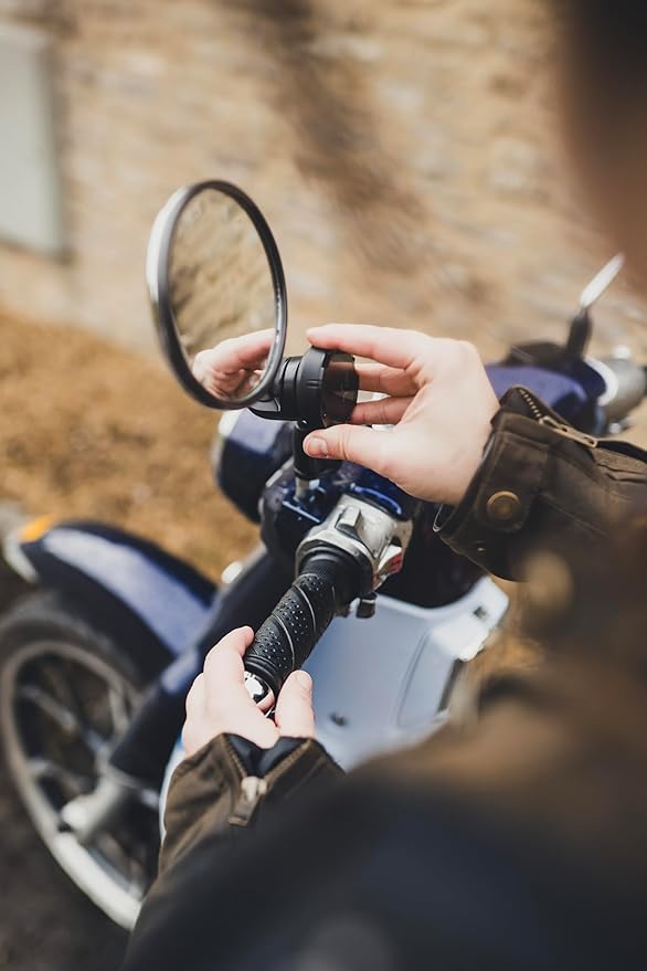 Beeline Moto II Mirror & Crossbar Mount | Adjustable Clamp for Motorcycles & Crossbars | Durable Metal Design for Secure Fit on 10mm-16mm Bars | Moto II Motorbike GPS Compatible
