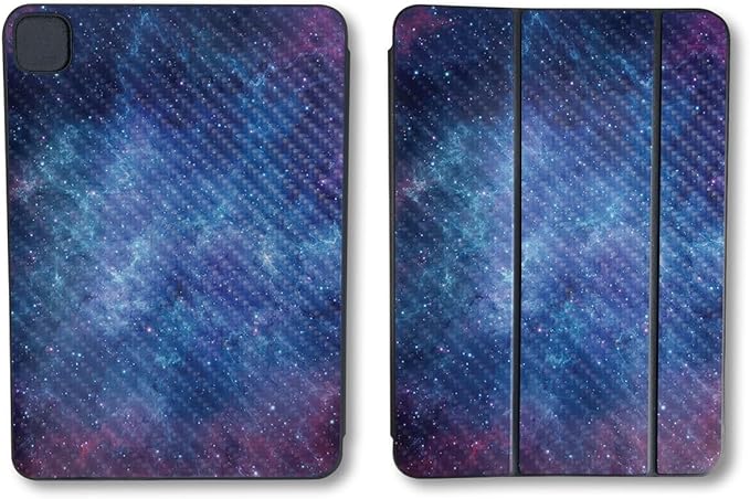 Carbon Fiber Skin Compatible with Apple Smart Folio for iPad Pro 11-inch (M4/M5) 2025 - Nebula - Premium 3M Vinyl Protective Wrap Decal Cover | Crafted in The USA by MightySkins
