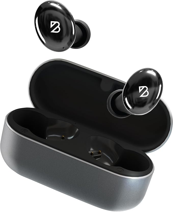 Back Bay Audio Tempo 30 Wireless Earbuds for Small Ears - Award-Winning Sound, Sweatproof Bluetooth Earbuds, Tech Fitness Gifts for Men, Comfortable Bluetooth Ear Buds for Women - Black