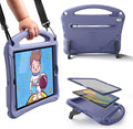 Bam Bino Space Suit iPad 9th Generation Case Kids, iPad 8th/7th/10.2 inch iPad Case for Kids | Lightweight Cover with Screen Protector, Handle, Stand, Shoulder Strap, Pencil Holder (Nebula Violet)