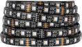 BTF-LIGHTING RGBW LED Strip Lights,UL Listed,5050 4 Colors in 1 RGB + 2700K-3000K Warm White,12V DC,16.4ft/5m 60LEDs/m 12mm Black PCB, IP65 Waterproof for Home Decoration(No Adapter or Controller)