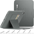 SEYMAC stock Case for iPad (A16) 11th/10th Generation 11''/10.9'', Strong Magnetic Auto Sleep Shockproof Case with Absorbing Multi-Angles Stand, Pen Holder, Card Slot (Gray)