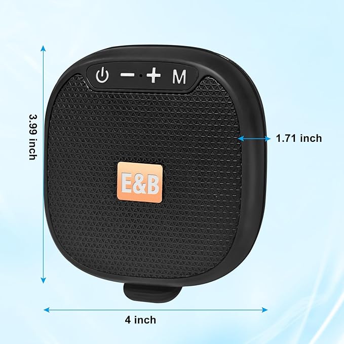 Portable Bluetooth Speaker for Bike, Mini Outdoor Travel Speakers, Wireless Traveling Bicycle Speakers, Integrated Design Bicycle Speaker with Loud Sound for Riding, TWS