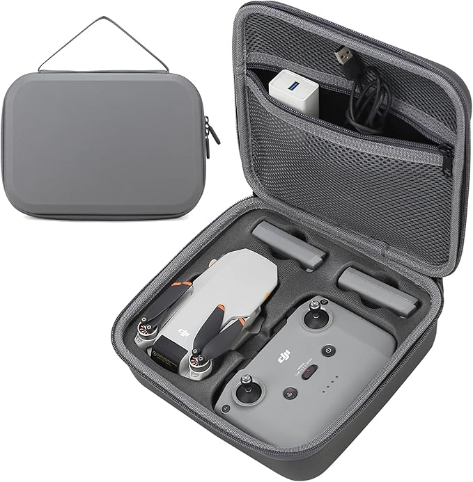 Storage Bag for DJI Mini 4K-Hard Shell Travel Carrying case Compatible with DJI Mini 4K/2/2 SE Drone and Accessories