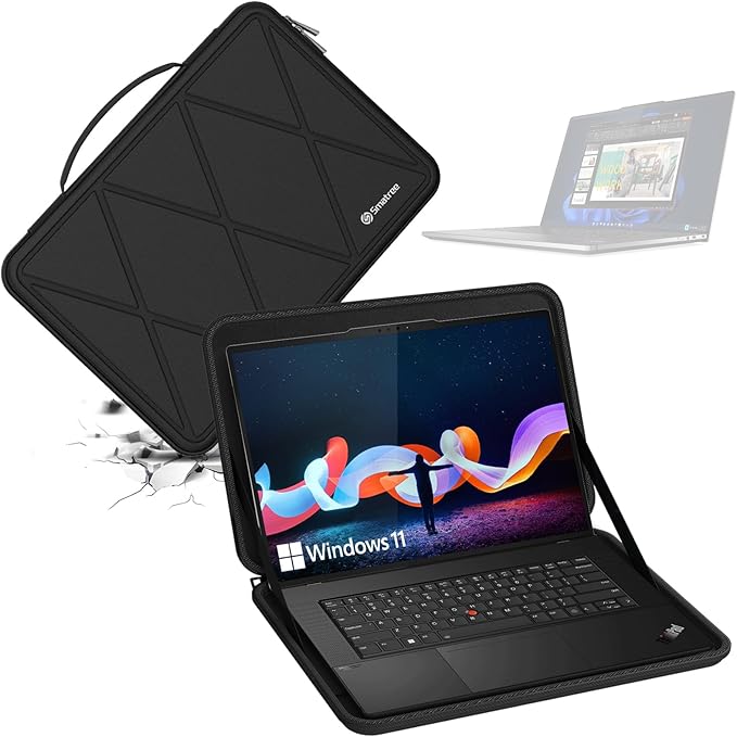 Smatree Hard EVA Protective Sleeve Case Compatible for 16 inch Lenovo ThinkPad P1 Gen 7 Mobile Workstation,16 inch Lenovo ThinkPad T1g Gen 8, Waterproof and Anti-Shock Sleeve (X8279T)