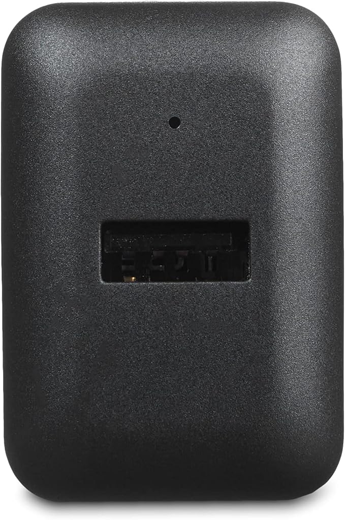 Amazon Basics 12W One-Port USB-A Wall Charger (2.4A), Portable Charging for Multiple Devices, iPhone 15/14/13/12/11/X, Samsung, and more, Black