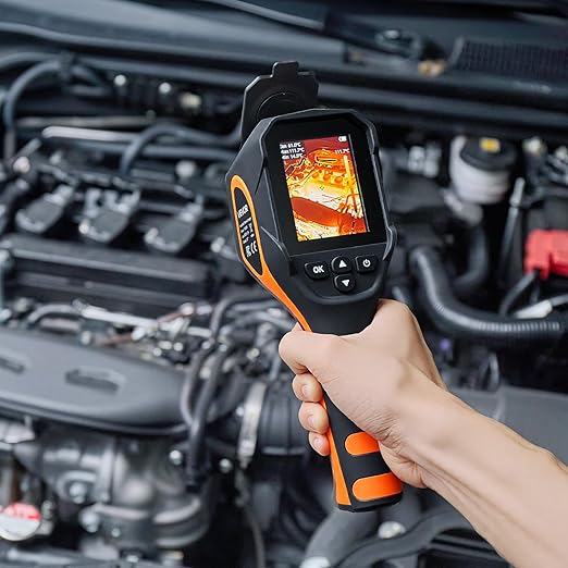 VEVOR Thermal Camera, 320 x 240 TISR Super Resolution, Thermal Imaging Camera with 2MP Visual Camera, 160 x 120 IR Resolution, 25 HZ Refresh Rate, -4°F to 1022°F, 4 Image Modes & 6 Color Palettes