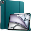 Soke Case for iPad Air 13 Inch (M3/M2) 2025/2024,iPad Pro 12.9 2022 2021(6th 5th Generation) - [Slim Trifold Stand + Auto Wake/Sleep],Protective Hard PC Back Cover (Teal)