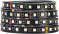 BTF-LIGHTING RGBW LED Strip Lights,UL Listed,5050 4 Colors in 1 RGB + 2700K-3000K Warm White,24V DC,16.4ft/5m 60LEDs/m 12mm Black PCB, IP67 Waterproof for Home Decoration(No Adapter or Controller)
