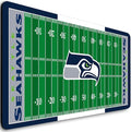 Large Gaming Mouse Pad, Mousepad with Non-Slip Rubber Base for Laptop Computer Desktop Keyboard,Football Fans Boy Husband Gift Blue Design Mat