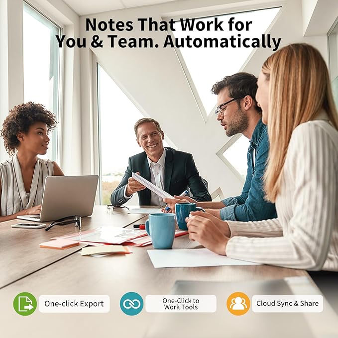 Ai Note Taker, Ai Voice Recorder Pocket Ai Note Taking Device Voice to Text Recorder Ai Recorder Notetaker 152 Languages 64gb Transcribe, Summarize & Text Translation One-Step Magnetic Attachment