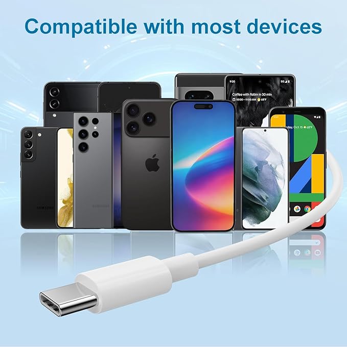 2 Packs USB C Headphones for iPhone 17/16/15 Earbuds, Type C Earphones with Mic & Remote Control Noise Cancelling for iPhone 17 16 15 Pro Max Plus, iPad Pro, Galaxy S25/S24/Ultra Note 10/20 and More
