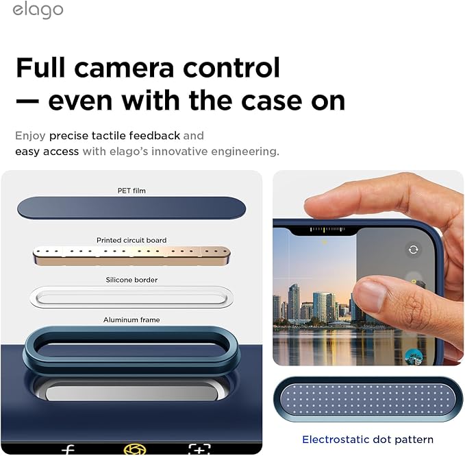 elago for iPhone 17 Case, Premium Magnetic Silicone Case, Compatible with MagSafe, Liquid Silicone Material, Protective Cover, Shockproof, Slim Phone, 6.3 inch (Jean Indigo)