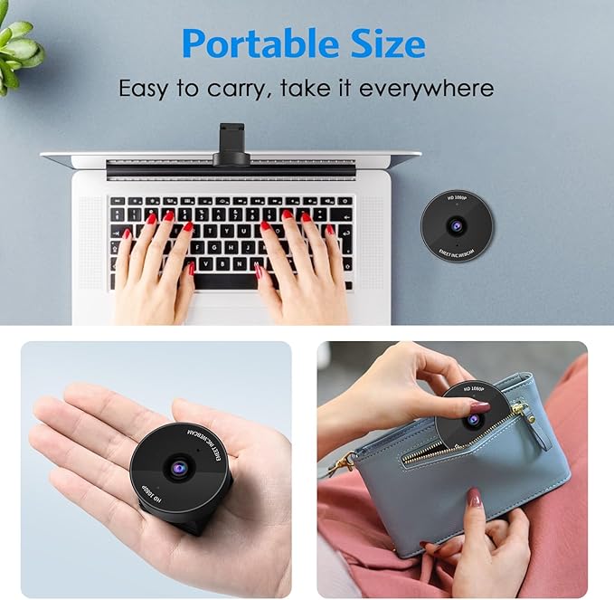 EMEET C950 1080P Webcam - USB Webcam with Microphone & Physical Privacy Cover, Auto Light Correction, Fixed Focus, USB Plug & Play, Ultra Web Cam w/ 70°View for Meeting/Online Classes/Zoom/YouTube