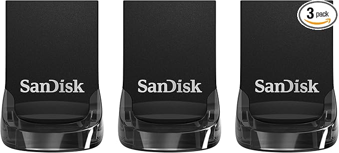 SANDISK 32GB 3-Pack Ultra Fit USB 3.1 Flash Drive (3x32GB) - SDCZ430-032G-G46T