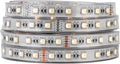 BTF-LIGHTING RGBW LED Strip Lights,UL Listed,5050 4 Colors in 1 RGB + 2700K-3000K Warm White,24V DC,16.4ft/5m 60LEDs/m 12mm White PCB, IP67 Waterproof for Home Decoration(No Adapter or Controller)