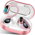 Wireless Earbuds, 2026 Bluetooth 5.4 Headphones Sport, 50Hrs HiFi Stereo Deep Bass Over-Ear buds with ENC Noise Cancelling Mic, IP7 Waterproof & LED Display Earphones with Earhooks for Workout/Running