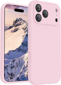 FireNova Magnetic for iPhone 17 Pro Max Case, Compatible with MagSafe, [Integrated Silicone Camera Control Button] [Camera Protection] Anti-Scratch Microfiber Lining Phone Case, 6.9", Chalk Pink