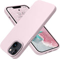 OTOFLY Designed for iPhone 13 Case, Silicone Shockproof Slim Thin Phone Case for iPhone 13 6.1 inch Ice Pink