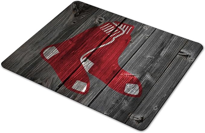 Wood Grain Design Sports Mouse Pad, Non-Slip Rubber Base Mousepad for Computers Laptop, Gaming Mouse Pads for Desk Office Supplies