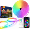 Neon Rope Light, 49.2Ft Flexible RGB Rope Lights, LED Rope Lights Control with App/Remote Multiple Modes,DIY Design, LED Lights for Bedroom Room Outdoors Decor