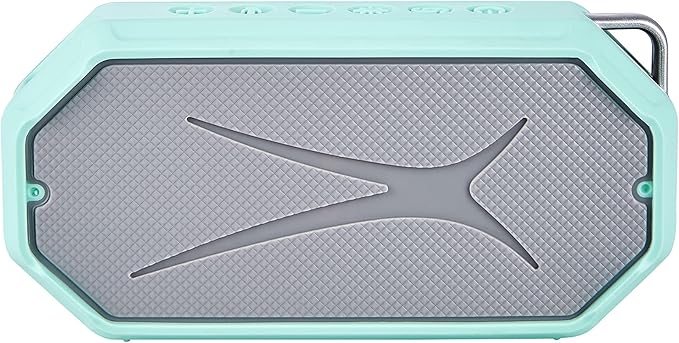 Altec Lansing - HydraMini Wireless Bluetooth Speaker, IP67 Waterproof USB C Rechargeable Battery with 6 Hours Playtime, Compact, Shockproof, Snowproof, Everything Proof (Mint Green)