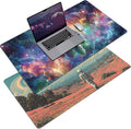 AQQA Dual-Sided Mouse Pad, Large Astronaut Desk Mat, XL Galaxy Gaming Keyboard Mat, Waterproof Big Extended Desk Protector for Home Office, 31.5”x15.7”