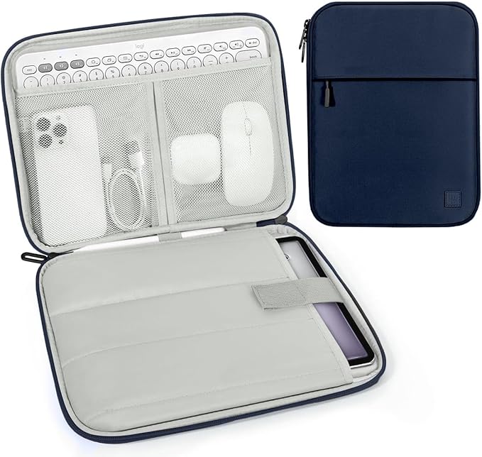 Dadanism 13 Inch Tablet Sleeve Padded Carrying Case for New iPad Air 13" M4/M3 2026/2025, iPad Pro 13" M5/M4 2025/2024, Galaxy Tab S10+/S9 FE+/S9+ 12.4", Remarkable Paper Pro 11.8", Indigo