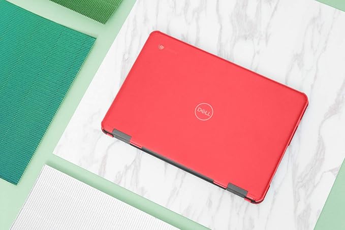 mCover Case Compatible for 2019~2022 11.6" Dell Chromebook 3100/3110 Education Clamshell (180 ° Hinge) Laptop ONLY (NOT Fitting Any Other Dell Models) - Red