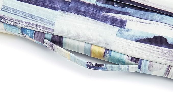 Kinmac 360° Protective Laptop Sleeve Case with Pockets, Color Stripe Pattern, Padded Cover with Handle (15 inch-15.6 inch)