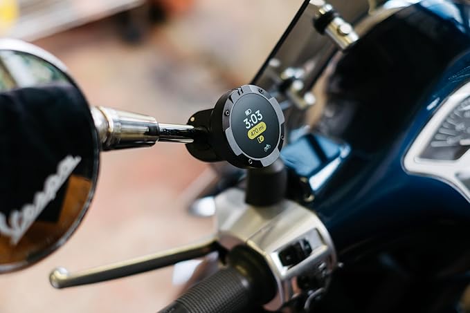 Beeline Moto II Mirror & Crossbar Mount | Adjustable Clamp for Motorcycles & Crossbars | Durable Metal Design for Secure Fit on 10mm-16mm Bars | Moto II Motorbike GPS Compatible