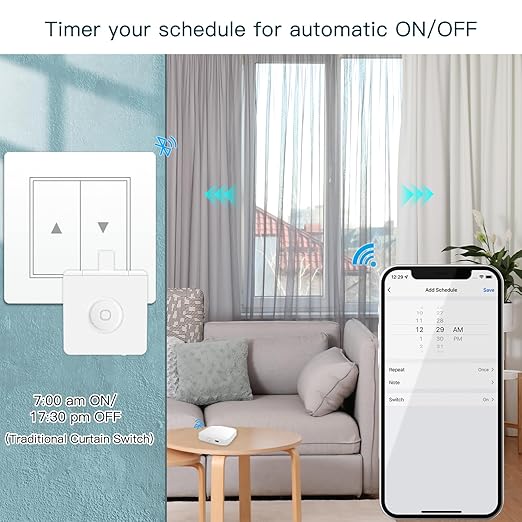 MOES Fingerbot Plus Smart Button Pusher No Wiring Switch with Accessory Kit, Tools Packs