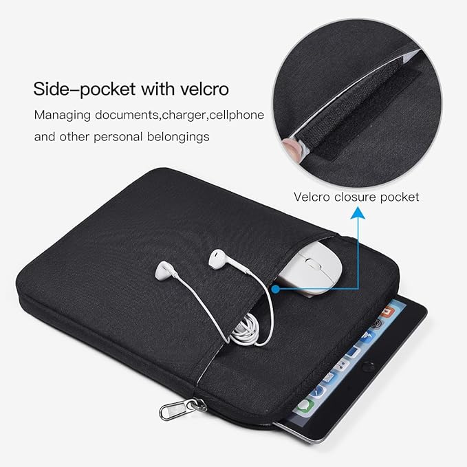 13-inch Tablet Sleeve Case for New Surface Pro 11th Copilot+PC 13 inch, Surface Pro 10/9/8/X with Signature Keyboard/X Keyboard, Shockproof Water-Resistant Laptop Travel Carrying Bag