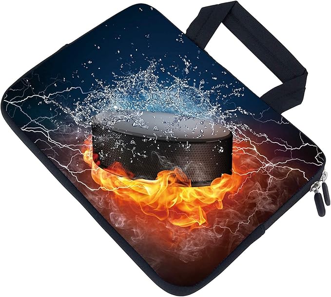 AMARY Chromebook case 11.6" 12" inch Laptop Handle Bag Neoprene Notebook Carrying Pouch Ultrabook Case Tablet Cover Fit Apple MacBook Air HP DELL Lenovo Asus Samsung (Hockey)