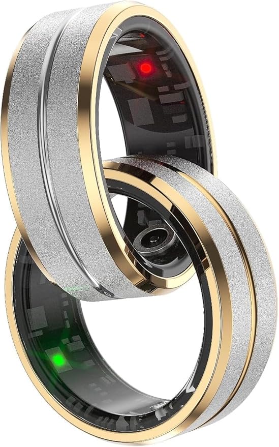 Yoidesu Smart Health Ring for Women & Men, IP68 Wearable Fitness Ring with Sleep Monitoring Step Counting Camera Control Heart Rate Body Temperature (8)