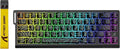 ATTACK SHARK X68 HE Rapid Trigger Mechanical Gaming Keyboard 60% Wired with Adjustable Actuation,Hall Effect Magnetic Switch,8KHz Polling Rate,RGB Backlit,Top Mount,Side Printed Keycap(Black Contour)
