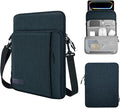 MoKo 10-13 Inch Tablet Sleeve Bag Carrying Case with Pockets Fits New 13-inch iPad Air M4 2026 & Pro M5,Pro 12.9/11,iPad 10th/Air 5/4th 10.9,i-Pad 7/8/9th 10.2, Galaxy Tab S8+/S9+ 12.4, Indigo