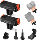 K&F CONCEPT 2 Pack Magnetic Adapter Mount for DJI Osmo Nano/Osmo Action 6, Quick Release Extension Base Bracket with 1/4" Adapter/Quick-Release Buckle for Tripod, Action Camera Vlogging Accessories