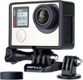 GEPULY Frame Mount Protective Housing Case with Bracket Accessories and Lens Cap for GoPro Hero 3, Hero3+, Hero 4 Black Silver Cameras