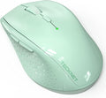 TECKNET Wireless Mouse, 2.4G USB Computer Mouse with 6-Level Adjustable 4800 DPI, 30 Months Battery, Ergonomic Grips, 6 Buttons Portable for PC, Chromebook, Mac - Green