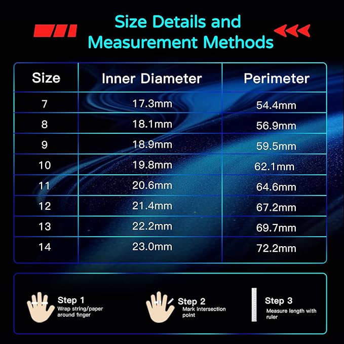 Smart Ring for Women Men, Tungsten Steel Fitness Tracker Ring with Sleep Monitoring, Heart Rate, Step Counting, No Subscription Fee, IP68 Waterproof for iPhone and Android(Black-Gold,#12)