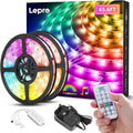 Lepro LED Strip Lights, 65.6ft Music Sync MagicColor Dreamcolor Light Strip with Remote, Christmas Gifts for Men & Women, 5050 RGB Lights for Bedroom, Home, Gaming Room, Party, Wall Decorations